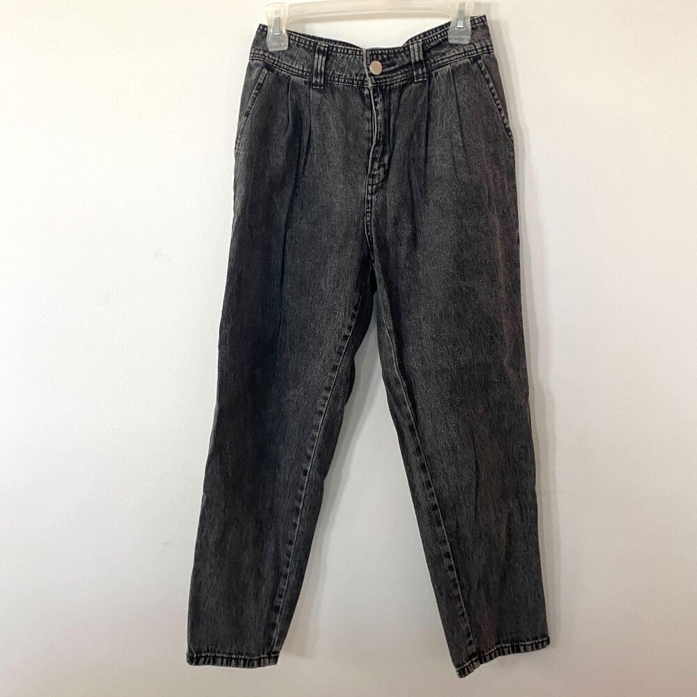 Gray Denim Mid Rise Boyfriend Jeans